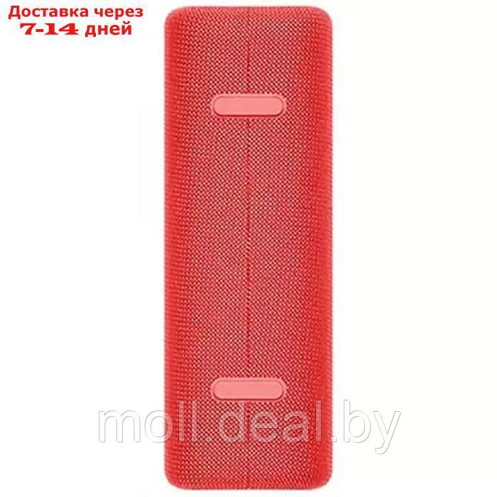 Портативная колонка Mi Portable Bluetooth Speaker (QBH4242GL), 16Вт, BT 5.0, 2600мАч,красная - фото 3 - id-p195463301