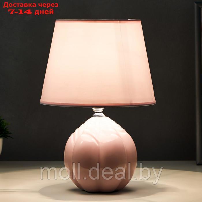 Лампа настольная "Бутон" Е27 1х40Вт светло-розовый 20х20х30 см - фото 3 - id-p195465365