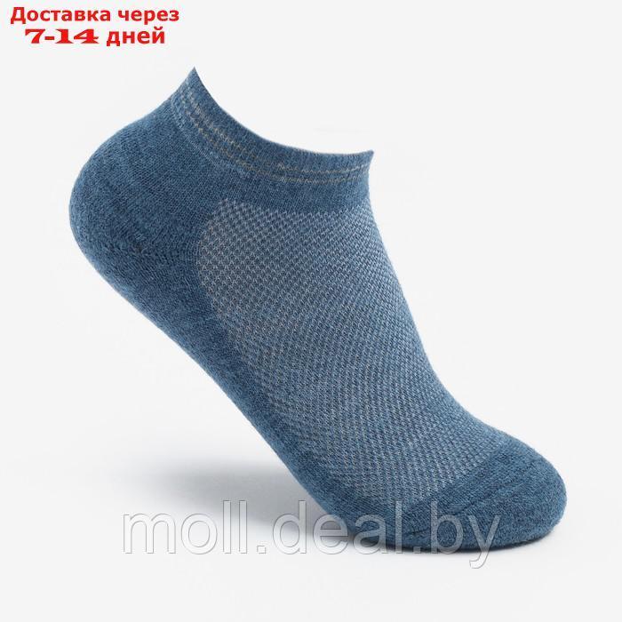 Носки женские укороченные "Soft merino", цвет джинс, размер 35-37 - фото 1 - id-p195466371