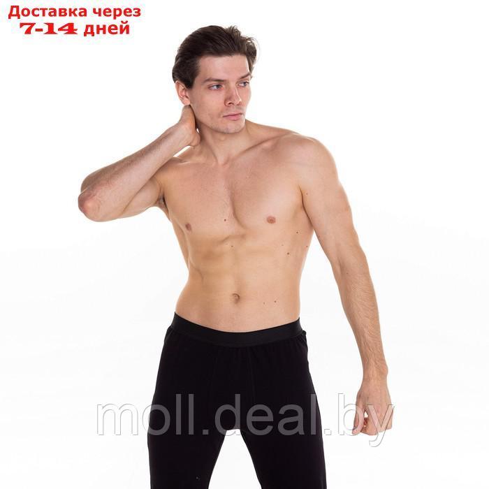 Термобельё мужское (кальсоны), цвет чёрный, размер 54 - фото 9 - id-p195466404