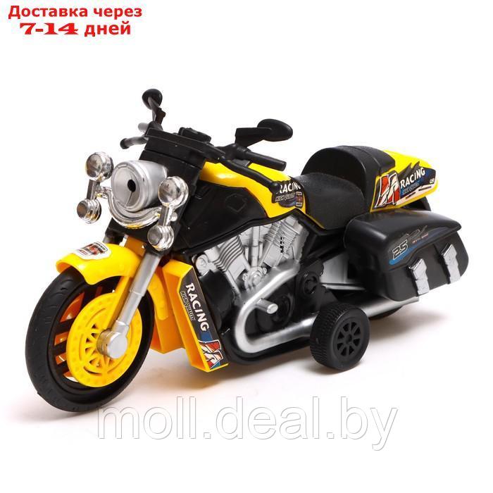 Мотоцикл инерционный "Харлей" цвет МИКС - фото 1 - id-p195466416