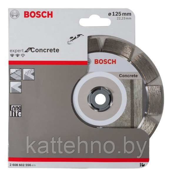 Алмазный диск BOSCH Expert for Concrete125-22,23