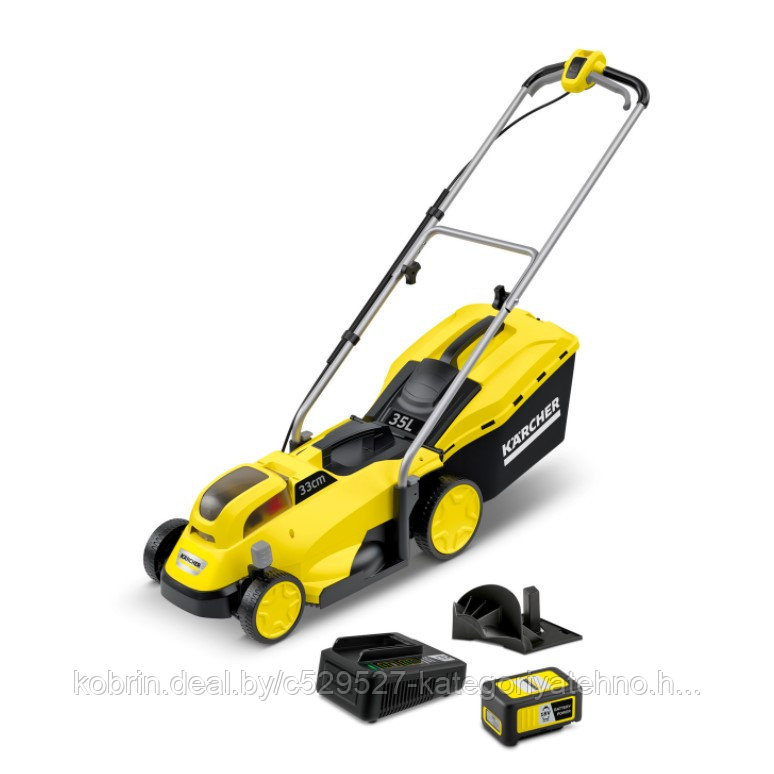 Газонокосилка аккумуляторная Karcher LMO 18-33 Battery Set *EU