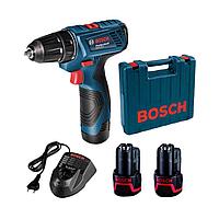 Дрель- шуруповерт аккум BOSCH GSR 120-LI (2 акку по 2,0 А/ч)