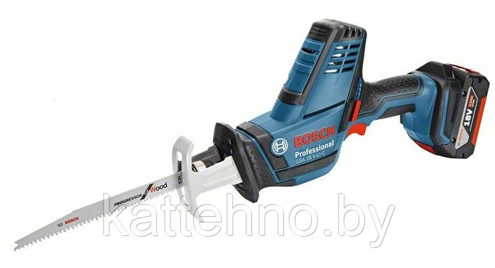 Сабельная пила BOSCH GSA 18 V-LI C (4,0 Ah + GAL 18V-40)