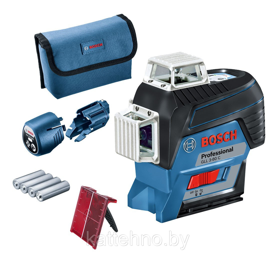 Нивелир лазерный BOSCH GLL 3-80 C + BT 150