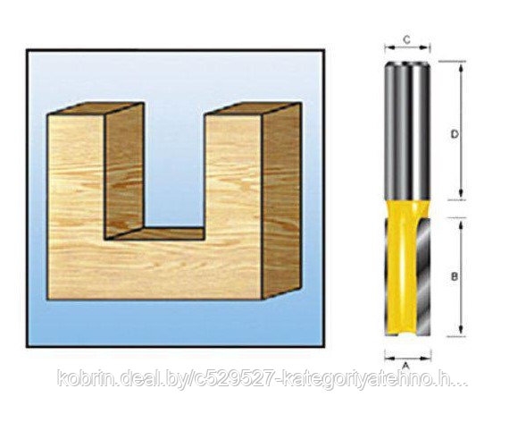 Фреза MAKITA пазовая 20x30x12x38x2T