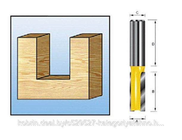 Фреза MAKITA пазовая 24x20x12x38x2T