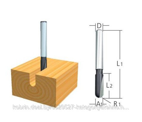 Фреза MAKITA галтельная 6х6х8х32х2Т