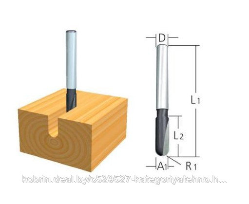 Фреза MAKITA галтельная 20х16х12х38х2Т