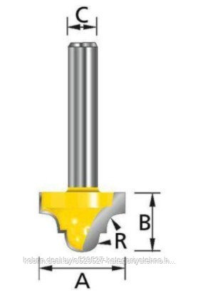 Фреза MAKITA пазовая 38,1х22,2х12х38