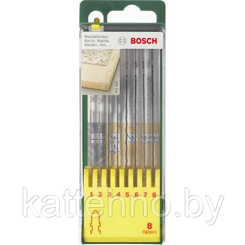 Пилка лобзиковая BOSCH ЛОБЗИКОВЫЕ ПИЛКИ SORT.Т-ХВОС 8 шт.
