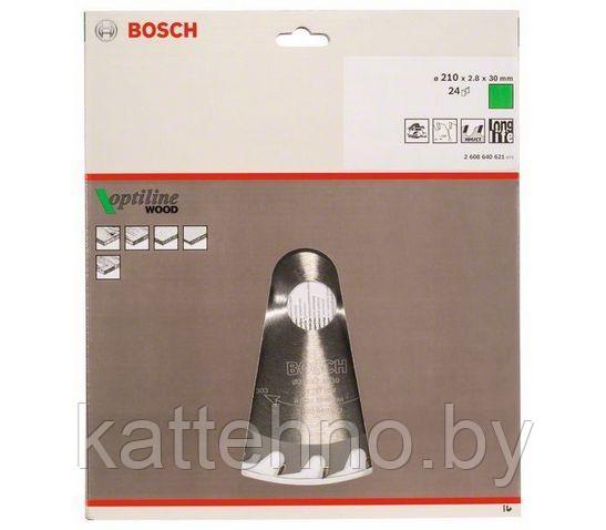 Пильный диск BOSCH 210X30 24 OPTILINE