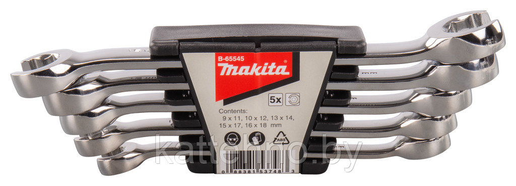 Ручной инструмент MAKITA Набор разрезных гаечных ключей 5 шт. B-65545