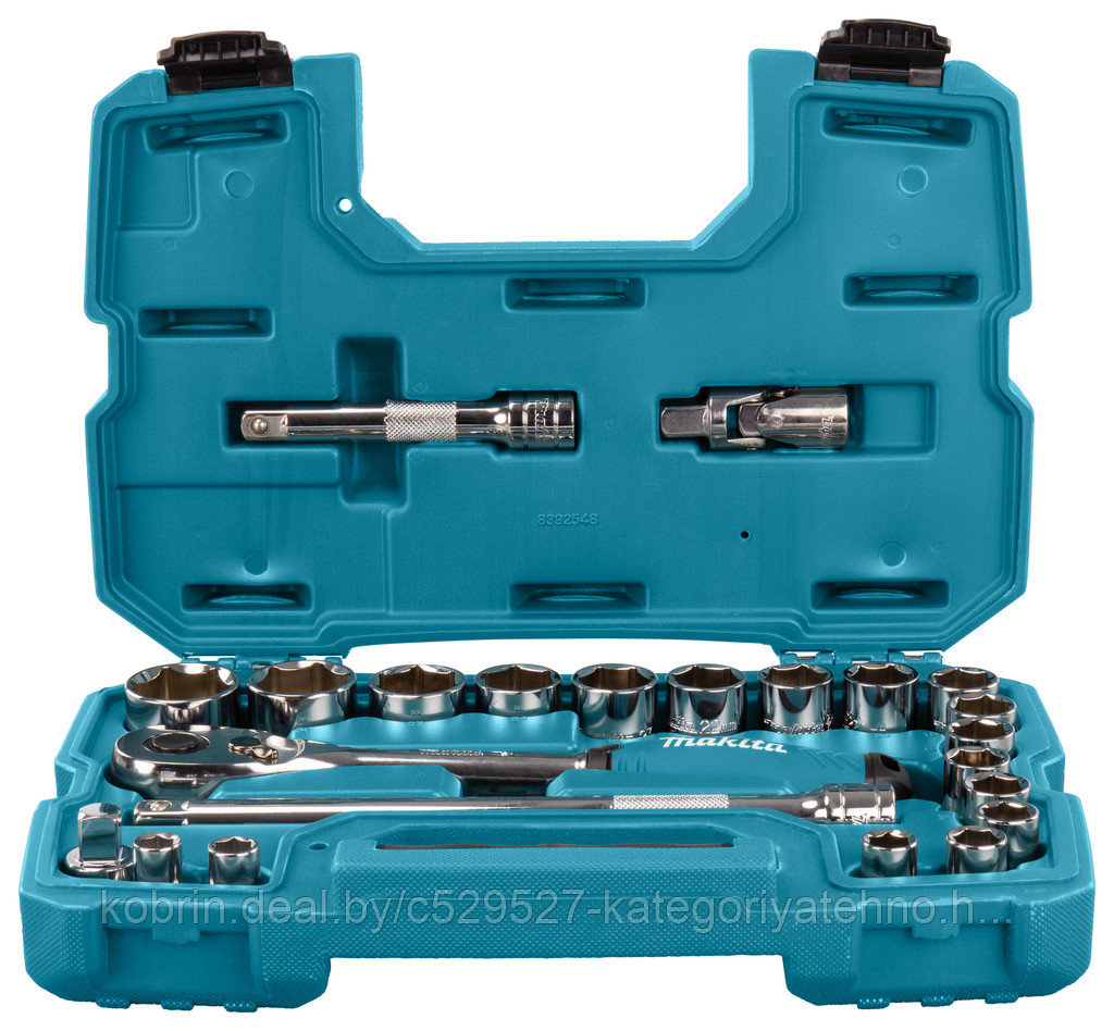 Ручной инструмент MAKITA Набор ключей и головок 23 предмета 1/2" B-65589