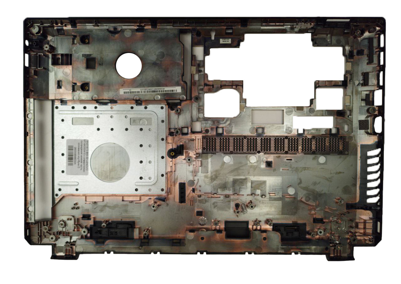 Нижняя часть корпуса Lenovo B50-30 (с доп.вент отверстием), черная - фото 2 - id-p195191439