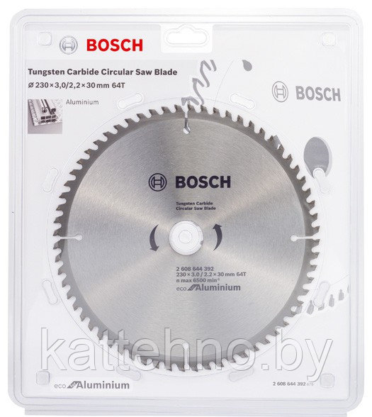 Пильный диск BOSCH ECO ALU/Multi 230x30-64T