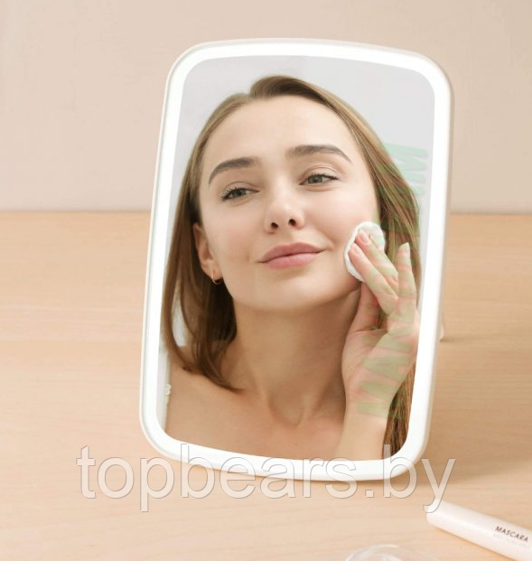 Зеркало косметическое настольное с LED - подсветкой (3 светорежима) Makeup Mirror - фото 2 - id-p195602279