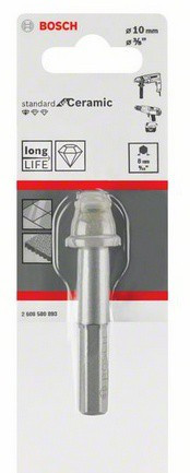 Сверло алмазное BOSCH 10ММ Standard for Ceramic