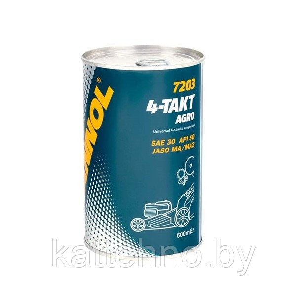 Масло MANNOL MANNOL 7203 4-Takt Agro SAE 30 / моторное минеральное 600мл МЕТАЛЛ;