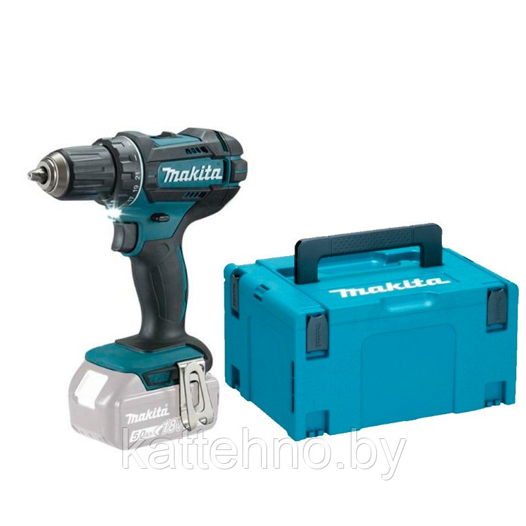 Дрель- шуруповерт аккум MAKITA DDF 482 Z + MAKPAC