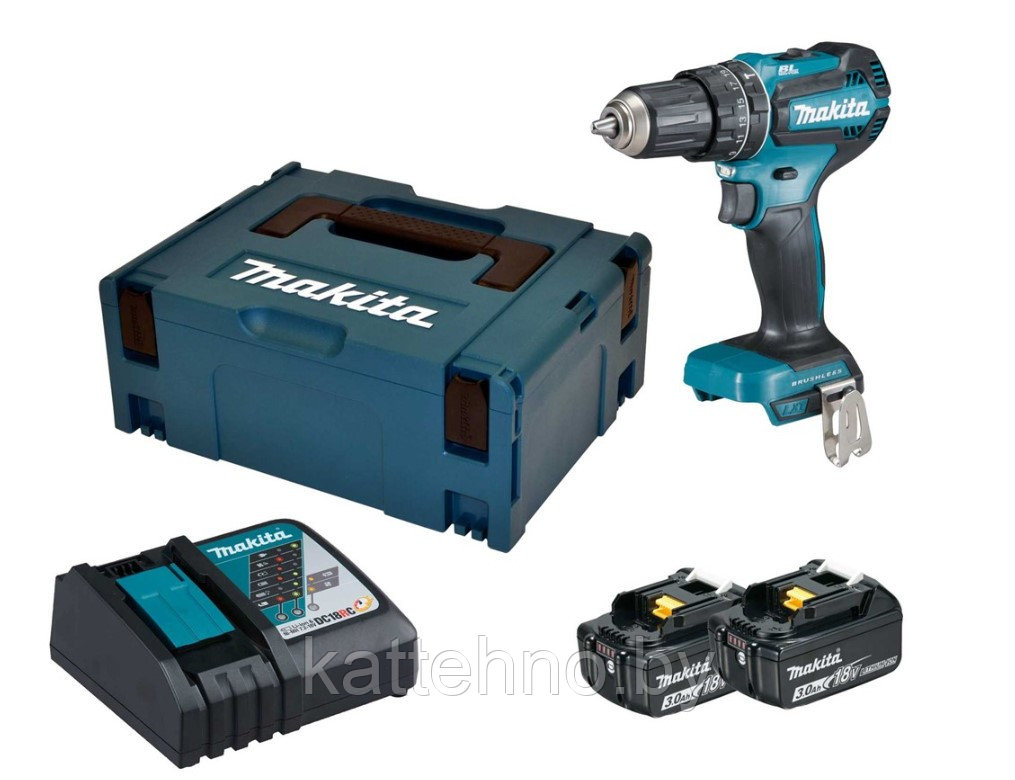 Дрель- шуруповерт ударный аккум MAKITA DHP 485 RFJ