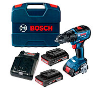 Дрель- шуруповерт аккум BOSCH GSR 18V-50 3*2a/h