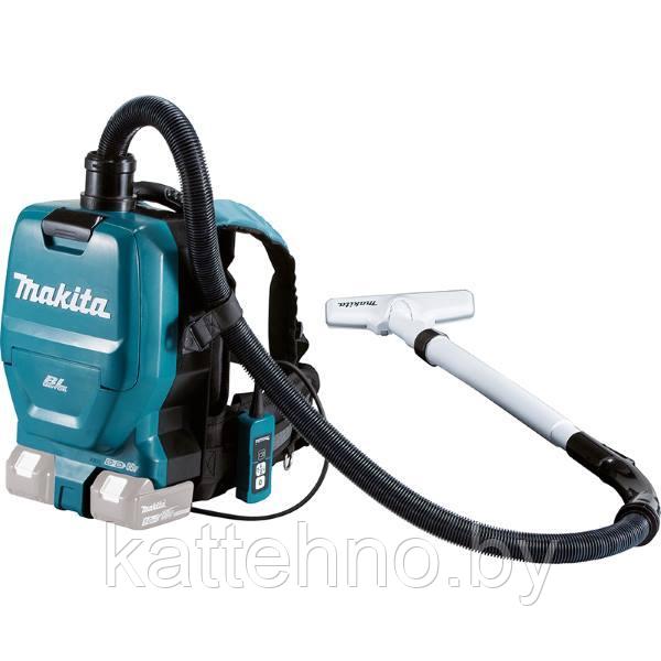 Пылесос MAKITA DVC 260 Z BL motor 36V(2*18V) аккумуляторный- рюкзак без АКБ и ЗУ - фото 1 - id-p195590356