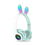 Беспроводные наушники Кроличьи Ушки RABBIT EAR PM-08 цвет : розовый, мятный, сиреневый, фото 3