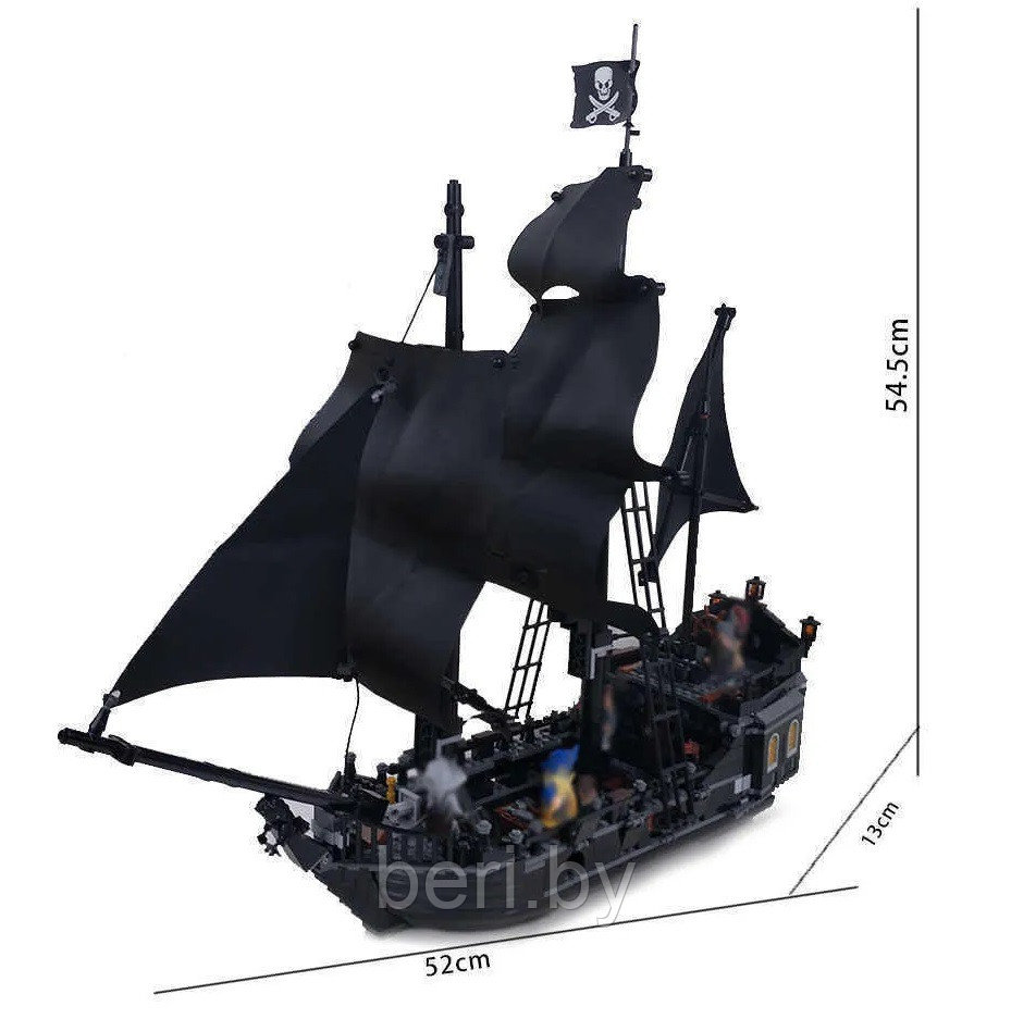 18016 Конструктор SX Pirate Treasure Черная жемчужина (Аналог Lego Pirates of the Caribbean 4184), 804 детали - фото 3 - id-p195602732