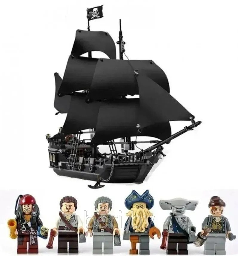 18016 Конструктор SX Pirate Treasure Черная жемчужина (Аналог Lego Pirates of the Caribbean 4184), 804 детали - фото 6 - id-p195602732