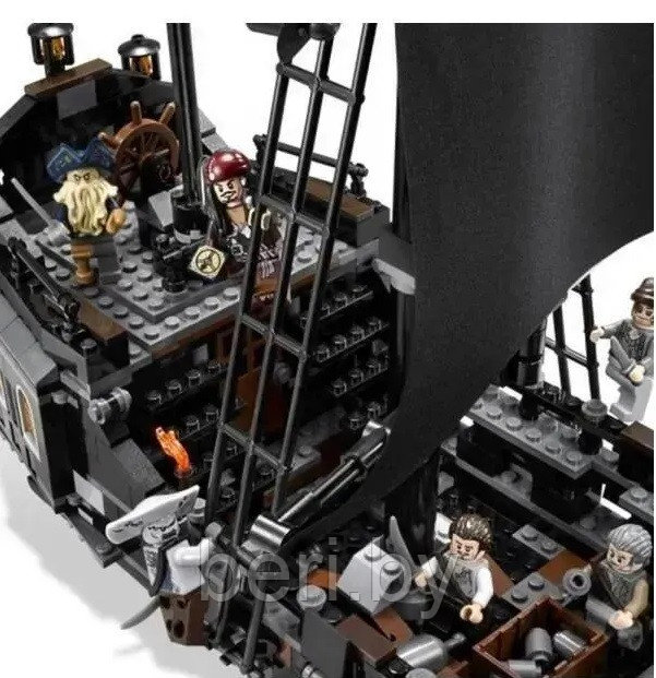 18016 Конструктор SX Pirate Treasure Черная жемчужина (Аналог Lego Pirates of the Caribbean 4184), 804 детали - фото 7 - id-p195602732
