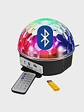 Диско-шар-Колонка MP3 LED Magic Ball Light  Bluetooth  Пульт  Флешка, фото 3