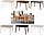 Обеденный стол раскладной Эней (массив+шпон) в тонировке Cream White, фото 2