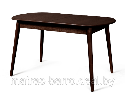 Обеденный стол раскладной Эней (массив+шпон) в тонировке Cream White - фото 6 - id-p61888640