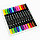 Маркеры для скетчинга (двусторонние) (набор 12 цветов) кисть+линер (0,4мм), фото 5