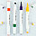 Маркеры для скетчинга (двусторонние) (набор 36 цветов) корпус треугольный, фото 3