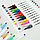Маркеры для скетчинга (двусторонние) (набор 36 цветов) корпус треугольный, фото 6