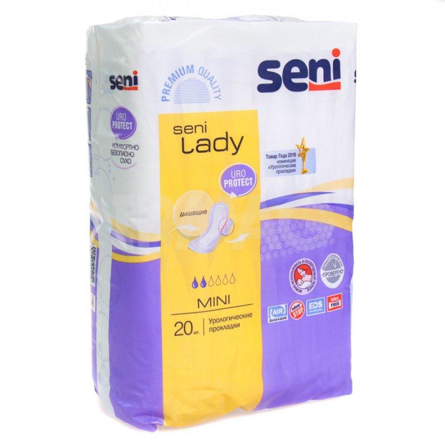 Прокладки урологические Seni Lady Mini, 20 шт - фото 1 - id-p195611484