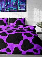 Комплект постельного белья 2,0 сп. перкаль "Crazy Getup" (нав. 70х70) арт. 16397-5/16405-1 Violet cow