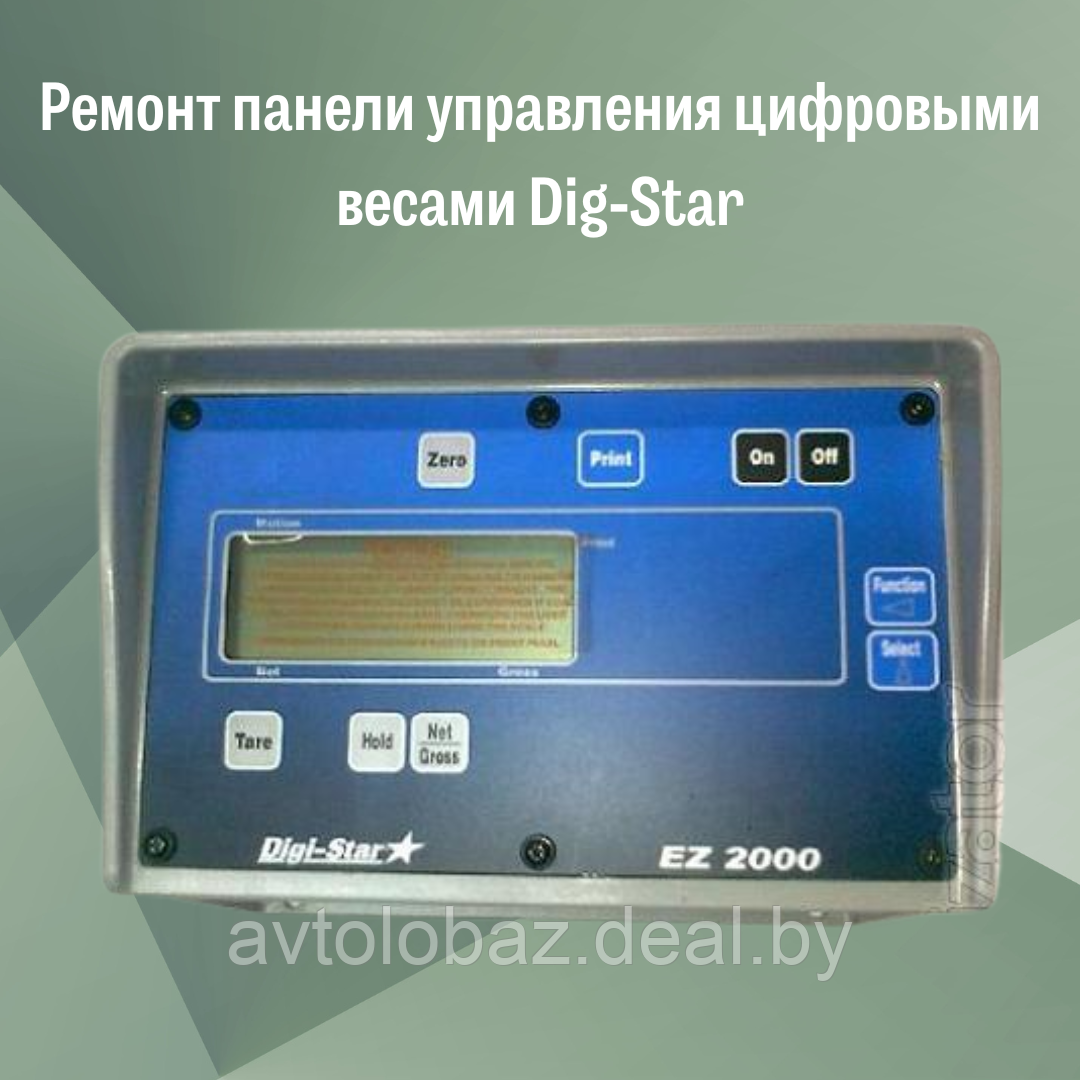Ремонт панели управления цифровыми весами Dig-Star
