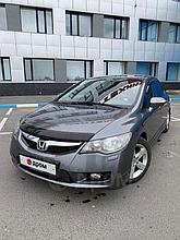 Дефлектор капота - мухобойка, Honda Civic хэтчбек, 2011-..., VIP TUNING