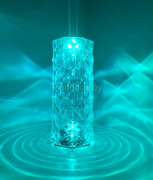 Настольная USB лампа - ночник Rose Diamond table lamp (16 цветов, пульт ДУ)+ подарок - фото 5 - id-p195620823
