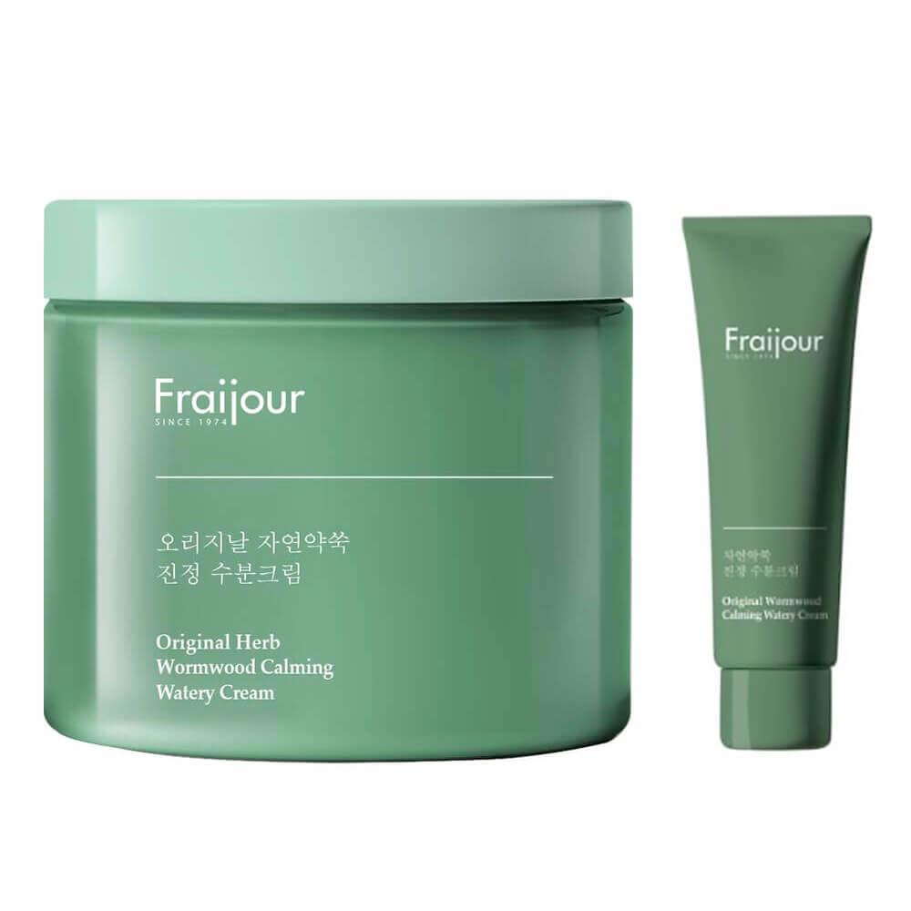 10 МЛ! Fraijour Крем для лица РАСТИТЕЛЬНЫЕ ЭКСТРАКТЫ Original Herb Wormwood Calming Watery Cream