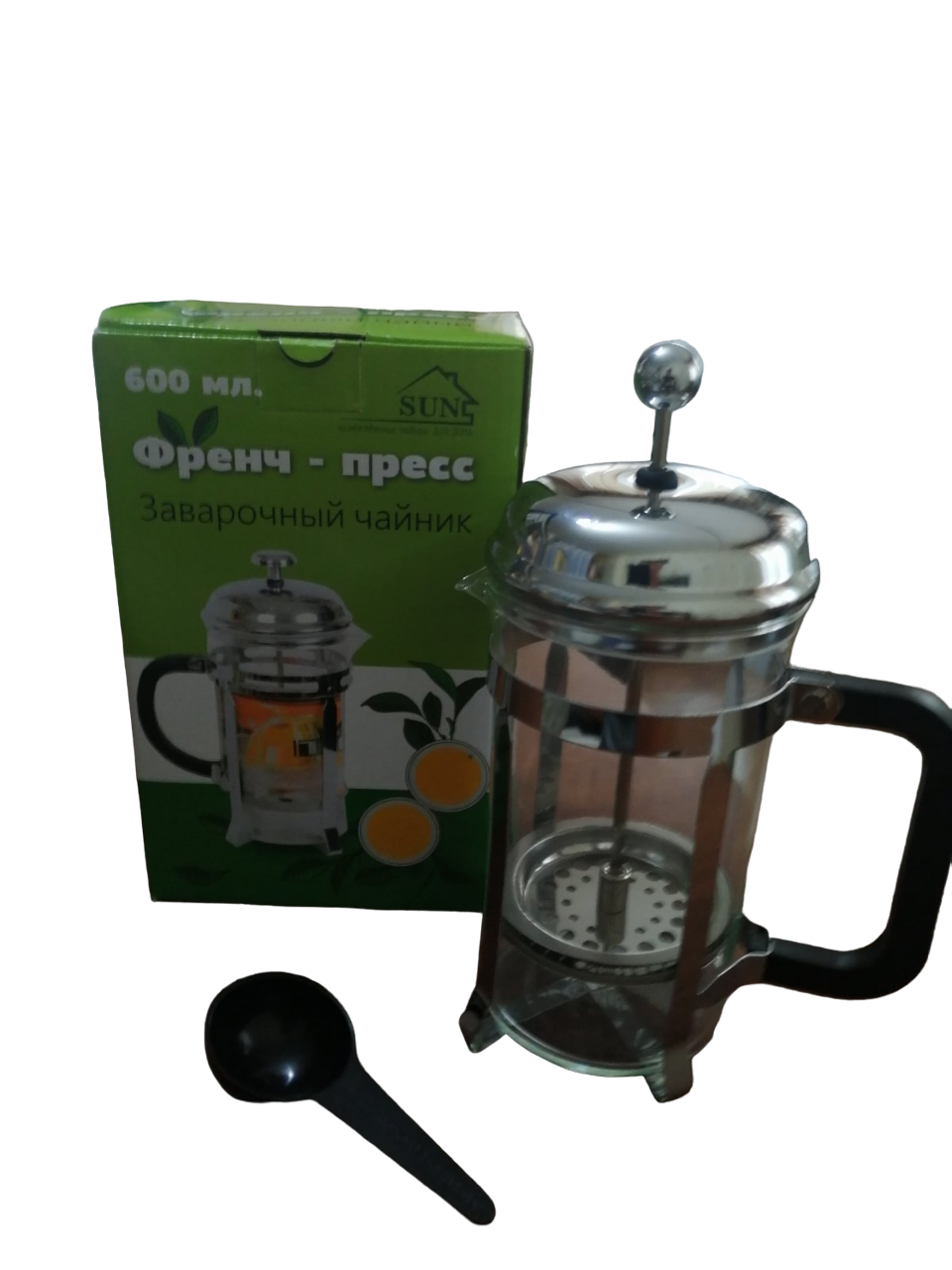 Заварочный чайник. Френч-пресс для чая и кофе. 600 мл - фото 5 - id-p195620997
