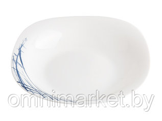 Тарелка глубокая стеклокерамическая, 225 мм, квадратная, серия BELLADONNA (Красотка), DIVA LA OPALA (Quadra