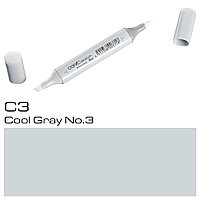 Маркер перманентный "Copic ciao", W-3 теплый серый №3