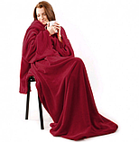 Теплый и уютный плед с рукавами SNUGGIE  Купи сейчас Красный, фото 2