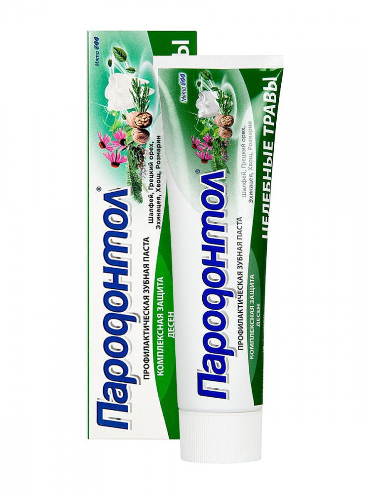 Зубная паста "Пародонтол" целебные травы 124г