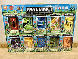 Игровой набор "Цифры-трансформеры Minecraft", 10 цифр, арт.168-106